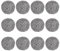 Cabilock 12 PièCes Paille De Fer De Nettoyage en Acier Inoxydable Laveur D'Ustensiles Cuisine Billes De Laine d'acier Nettoyage De Casseroles ÉPonge en Acier Pierre Nettoyant De Cuisine
