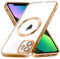 ZCDAYE Case for iPhone 11, Phone Case Compatible with wireless charging,Gold Edge Electroplated Transparent Soft TPU Shockproof Case Cover for iPhone 11(6.1 inches) - Gold