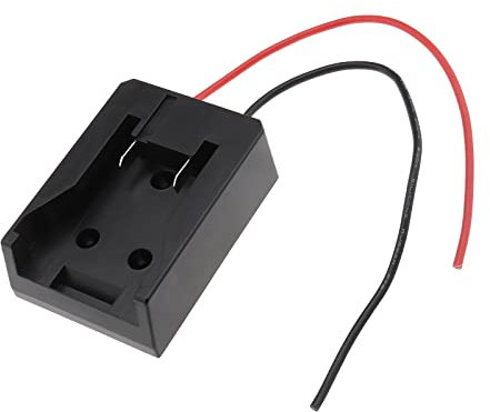 VGOL Adaptateur de Batterie Compatible avec Milwaukee M18 Li-ION Batterie Compatible avec Dewalt DCB180 DCB200 Connecteur d'alimentation de Station d'accueil 18V avec Fil 14 AWG