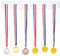 AHANDMAKER Medal Hanger Display, weißer leerer Sportmedaillenhalter Rack Wand montierter Medaillenaufhänger Auszeichnungen Dekor Medaillen Rahmen für alle Medaillen
