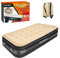 DENNY Single High Raised Airbed Inflatable Mattress, Waterproof Camping Mattress Air Bed, Quick Inflatable Air Mattress for Adults & Kids, Blow Up Mattress Air Bed with Built-In Electric Pump