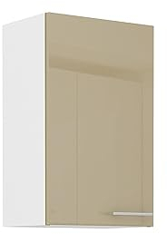 Küche Hängeschrank 45 Lara Cappuccino Hochglanz Küchenzeile Küchenblock