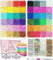 12000Pcs Ton Perlen Armband machen Kit 6mm flache Runde Polymer Clay Perlen für Schmuck machen Heishi Perlen für Armband Halskette Ohrring DIY mit Buchstabenperlen für Kinder Erwachsene