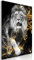 murando Acrylglasbild Löwe 1 Teilig Wandbild auf Acryl Glasbilder Kunstdruck Moderne Acrylglas Platte Wanddekoration Geschenke Heimdekoration Glasbild - Tier Abstrakt schwarz Porträt g-C-0310-k-a