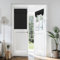 Vatge Blackout Door Curtains - Room Darkening French Door Curtains for Small Windows, Front Window Covering for Classroom/Glass/Patio/Sliding, 1 Panel, W24 x L36, Black