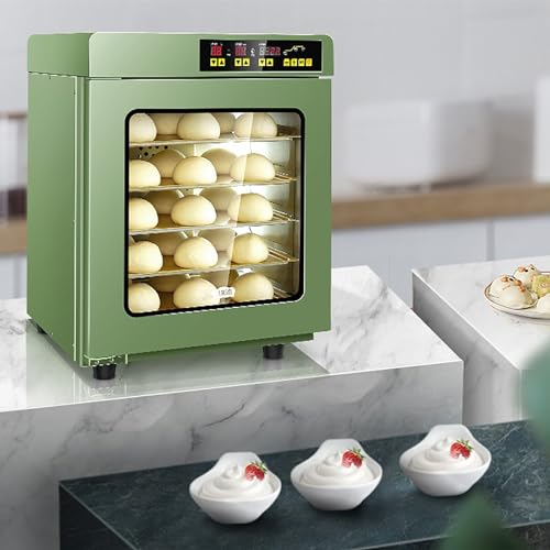 Machine À Lever La Pâte À Pain 70L,Grande Boîte À Pain À 5 Couches avec Vapeur d'eau Atomisée Et Réveil Automatique,contrôle Indépendant Température/humidité Réglable, Uniforme À 360°,pour Maison