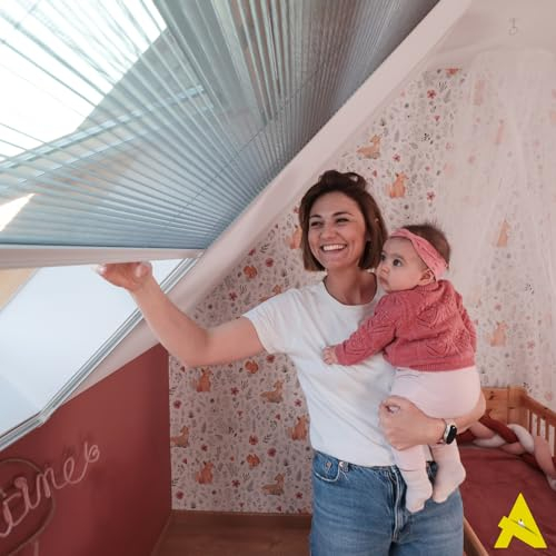 Toldo mosquitera Avosdim para ventana de techo, recortable altura y ancho (L1200 x 1600 mm)