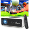 Extralink Smart Life Vision Max Beamer mit 800 ANSI, 1080p, Android 12.0, WiFi6, Autofokus, Mini Projektor mit Doppeltem USB-Eingang, HDMI-Buchse, Projektor 300 Zoll Bildschirm, 2GHz Prozessor, 64GB