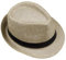 keland Fedora Trilby Hut Sommer Strohhut Panamahüte für Damen Herren (Beige)