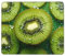 Mauspad Kiwi, Obst, quadratisch, für Büro, Laptop, Computer, Schreibtisch, kabellose Maus, rutschfeste Gummiunterseite, waschbar, 21,6 x 26,8 cm, Tastatur-Pad