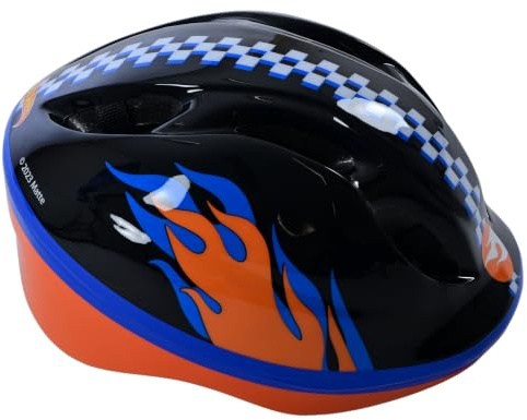 Hot Wheels Fahrradhelm Kinder | Kinderhelm 3 Jahre | Gr. 52-56 | 220g Leicht | Helm | Geschenke für Jungen | Fahrrad Zubehör | Outdoor Spielzeug | Autos