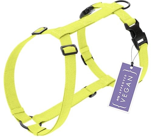 STUCH - Hundegeschirr Vegan PureControl - verstellbar, Farbe:Lime, Größe:XS