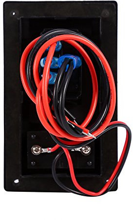 Voltímetro para Barco Marino de 12 V, Panel de Prueba de Doble Tery LED, Interruptor Basculante de Encendido y Apagado, Panel de Interruptor Marino para Barco, Interruptor LED