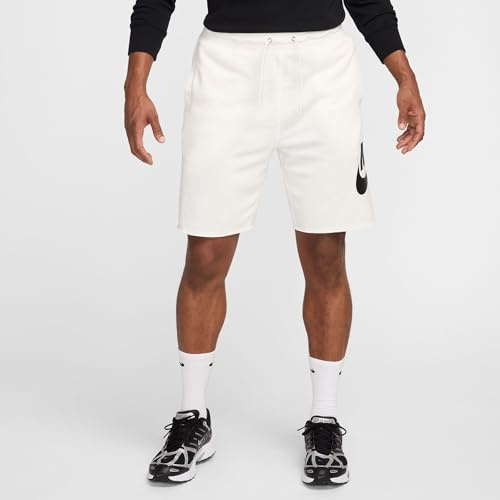 NIKE Club French Terry Alumni Shorts Für Herren, Sail/Sail/Black, FQ4950-133, 3XL