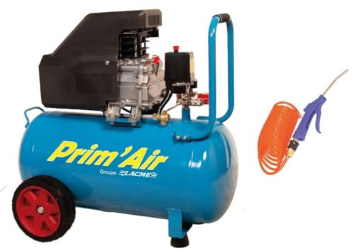 LACME - Compresseur 1850W PRIMAIR MM 13/50-4 + tuyau + soufflette - LACME - 104230