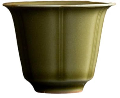 50 ml handgefertigte Keramik-Tasse im Retro-Stil, kleine Teetasse, Mu-Song-Feng-Tasse