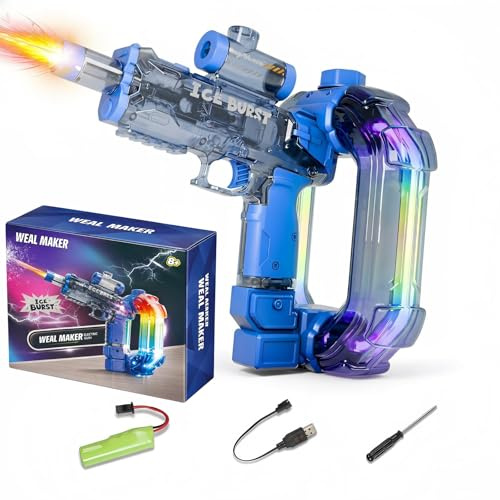 Electric Water Gun,2026 New Automatic Water Gun for Kids Adults,Long Range Motorized Water Pistols with Led Lights & Large Capacity Water Tank for Summer Swimming Pool Outdoor Beach Party