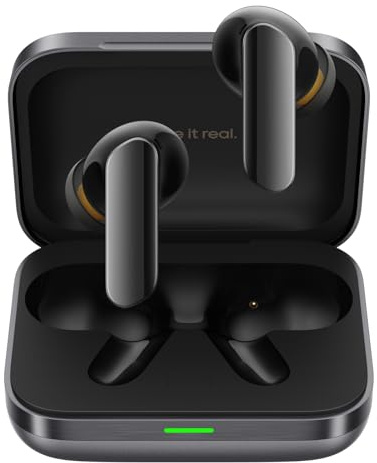 realme Buds Air 7 Pro Cuffie Wireless TWS con ANC 55dB, Traduzione IA in Tempo Reale, 48h di Autonomia, Driver Duali 11+6mm, LHDC 5.0, Doppio DAC, Audio Spaziale, Grigio