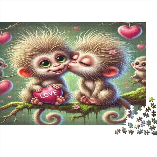 Monkey Heart Tree Jigsaw Puzzle, 1000 Pcs For Adults