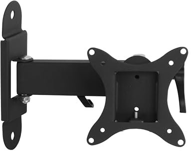 LINK LKBR13 Braccio a Muro con 2 Snodi per TV LED/LCD da 13 a 37 Fino a 15Kg e Vesa 100X100, Nero