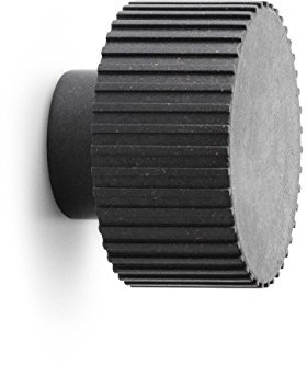 Normann Copenhagen Chip Wandhalterung, Holzfaser, Polypropylen, schwarz, Höhe: 4,5cm, Durchmesser: 6,1cm