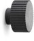 Normann Copenhagen Chip Wandhalterung, Holzfaser, Polypropylen, schwarz, Höhe: 4,5cm, Durchmesser: 6,1cm