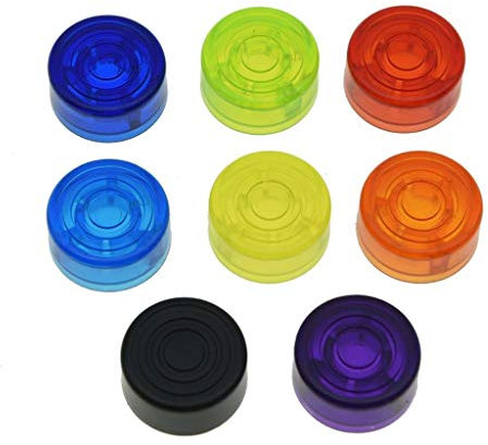 KAISH Fußschalter für Elektro-Gitarre, Metall, mit Aluminium-Effekt 5pcs