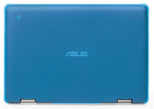 mCover Case Compatible for 2019~2021 11.6 ASUS Chromebook Flip C214MA Series Convertible Laptop Computers ONLY (NOT Fitting Any Other ASUS Models) - Aqua