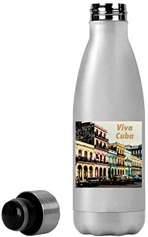 Atprints Viva Cuba Vintage Photo Art Thermische Reiseflasche 350ml