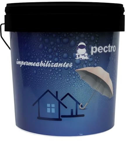 PECTRO Pintura Impermeabilizante para Terrazas Antigoteras (20 KG, Verde) | Resistente a filtraciones de agua, cubre grietas, fórmula elástica, protección antihumedad para terrazas y cubiertas