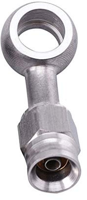 BIlinli Adaptateur d'extrémités de raccord de Tuyau de Frein en Acier Inoxydable AN3 10mm pour Voiture Auto Moto