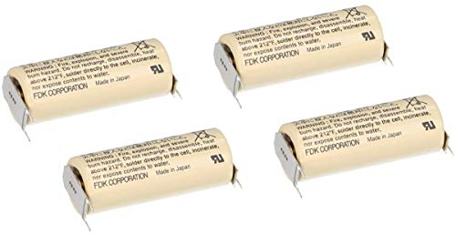 4X FDK Lithium 3V Batterie CR17450SE CR 17450 SE-FT1 A - Zelle Print 2/1 ++/- Akkuman Set