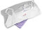 Sweet Goodbye Cocoon® - Eco-Friendly Pet Burial & Cremation Ceremony Kit (Classic Cotton)- Casket for All Pets & Breeds - Dogs Cats Rabbits Birds & More (Choose Size & Color) (Small, White/Lavender)