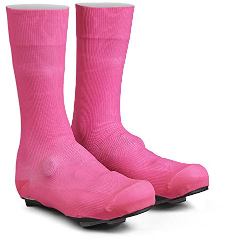 GripGrab Copriscarpe Impermeabile per Bici da Strada per Ciclismo Invernale Calzari MTB Bicicletta da Corsa Shoe Cover, Corpriscarpe Unisex Adulto, Rosa, L (42/44)