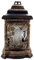 Grablaterne mit Öllicht 26cm Gold Grabschmuck Grabkerze Grablicht Friedhof Kerze