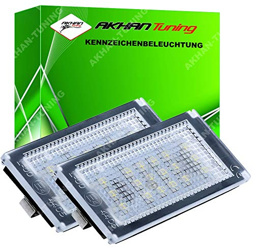 KB05 - Fehlerfrei Kennzeichenbeleuchtung, Nummerschildbeleuchtung Xenon Weiß Kompatibel mit E46 Coupe Cabriolet ab 2004->