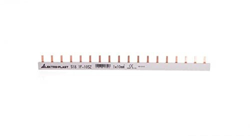 PIN Stromschiene 1P 10mm2 63A 18 Pin IZS10/1F/18 45.208 Elektro-plast Spatel 5901769013513