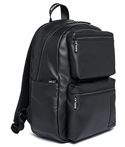 REPLAY Herren FM3591 Rucksack, 098 Black