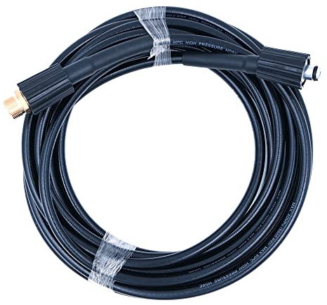 ZONADAH 10m High Pressure Washer Hose, 32FT X 1/4 Inch, 5800 PSI, M22 14mm PIN, Replacement Power Washer Hose for Most Brands
