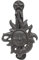 LILANAI Türklopfer Door Knocker Drinnen Draußen Türklopfer, Gusseisen Antiquität Sonne Und Mond Türschnalle Türklopfer, Für Haustür/Wandkunst-Dekor, 6 Zoll Groß