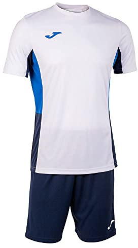 Joma Set mann Danubio II weiss marineblau königsblau