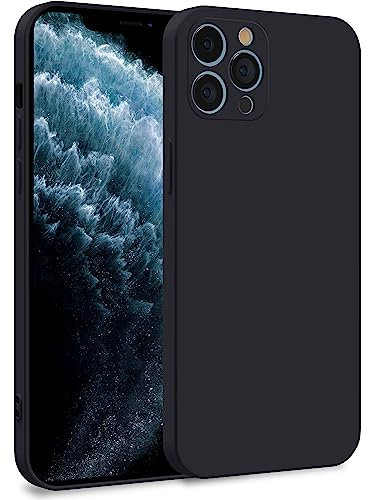 MyGadget Cover per iPhone 11 Pro - Custodia in Silicone Morbido a Doppio Strato – Case con Protezione Fotocamera & Fodera Interna Antigraffio - Nero