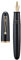 Asvine Jinhao 9019 Füllfederhalter, Dadao Serie #8, mittlere Feder, schwarzer Acrylschaft mit goldenem Clip, großer Schreibstift, (321FJ6H2MYDT13YF)
