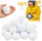 Gukasxi 40 Stück Künstliche Schneebälle, 5cm Weiß Schneball Für Kinder Erwachsene Indoor Schneekampf, Realistische Künstliche Schneekugeln, Weihnachtsschneekugel Für Weihnachtsbäume Dekor