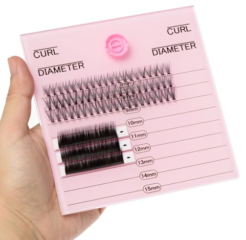 POCMKO Confezione da 1 supporto per pallet per extension per ciglia, dimensioni più grandi, supporto per colla adesiva, piastrelle per ciglia, pallet professionale per extension per ciglia