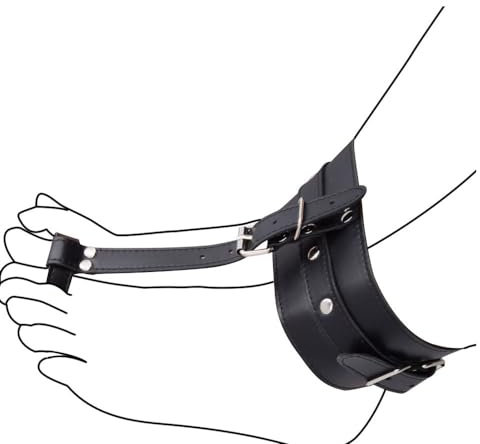 Bracelet de cheville réglable en cuir, jouets de fête pour les couples