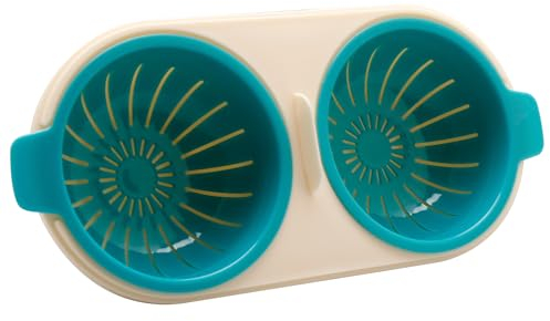 Vanyibro Pocheuse à Oeufs Micro-Ondes, Machine à Oeufs Pochés, Moule à Pocher à Oeufs, Cuiseur à Oeufs Égouttants de 2 Tasses pour la Fabrication d'Oeufs Pochés, Cuiseur à Oeufs Cuiseur à Vapeur Gadg