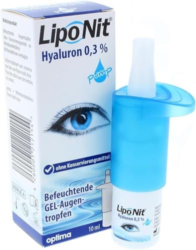 Lipo Nit GEL-Augentropfen 0,3% - Hyaluron Gel 10 ml Pump