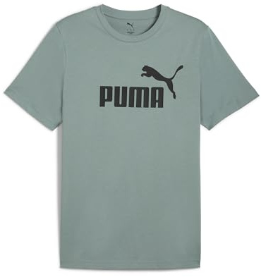 PUMA Unisex ESS No. 1 Logo Tee (s) T-Shirts, Green Moon, XL
