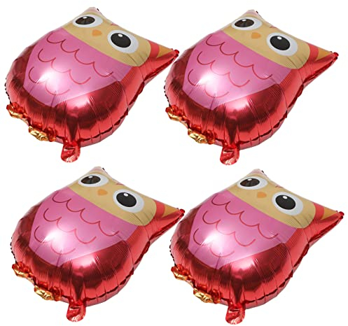 ORFOFE Cartoon Eule Ballon 4 Stücke Tier Ballon Foto Prop für Geburtstag Party Favor